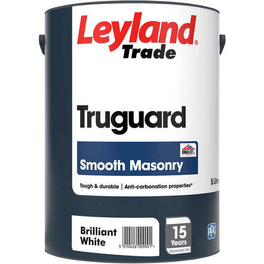 LEYLAND TRUGUARD SMOOTH MASONRY BRILLIANT WHITE 5L