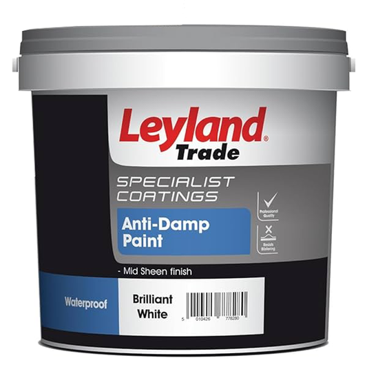 LEY BQ ANTI DAMP PAINT BRILLIANT WHITE 2.5L