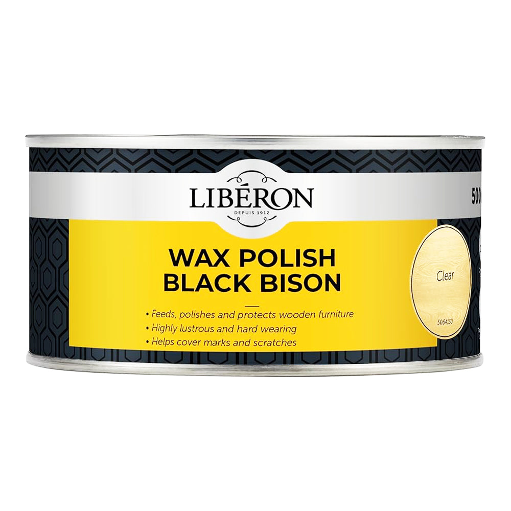 LIBERON BLACK BISON WAX CLEAR 500ML