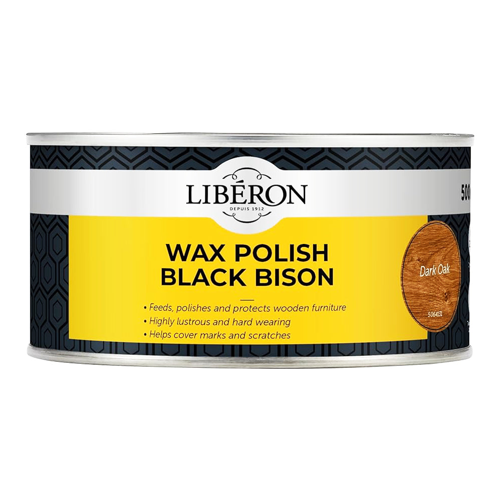 LIBERON BLACK BISON WAX DARK OAK 500ML