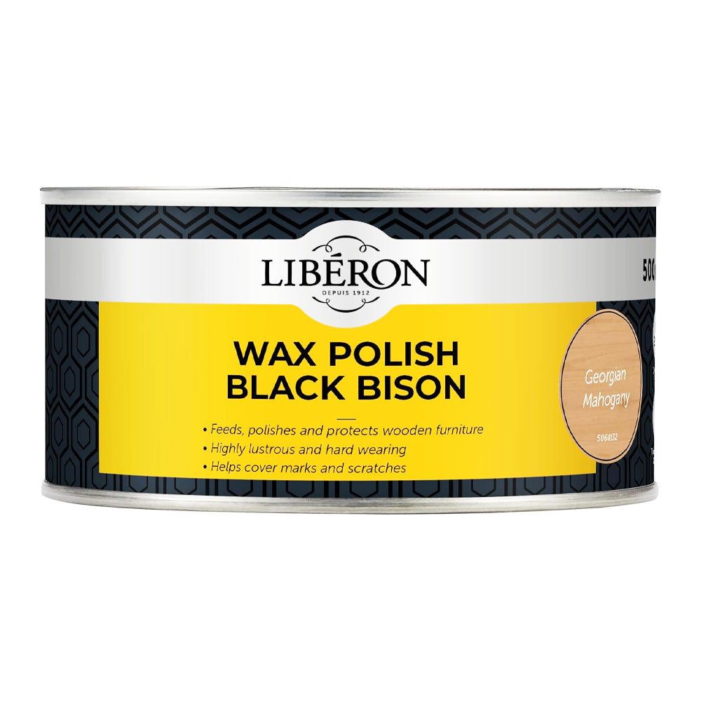LIBERON BLACK BISON WAX GEORGIAN MAHOGANY 500ML