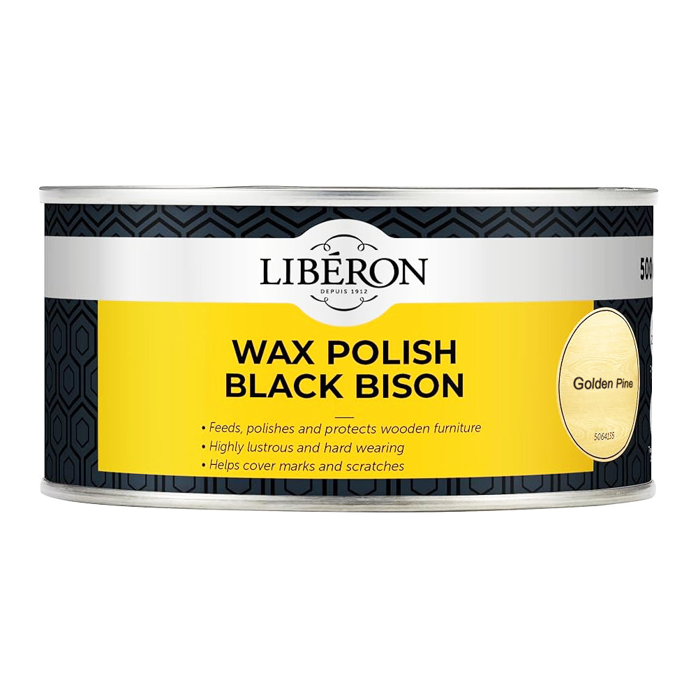LIBERON BLACK BISON WAX GOLDEN PINE 500ML