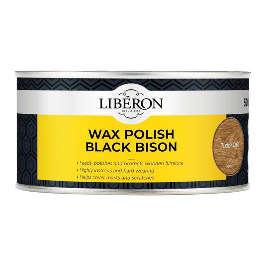 LIBERON BLACK BISON WAX TUDOR OAK 500ML