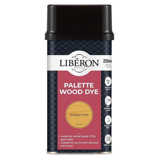 LIBERON PALETTE WOOD DYE ANTIQUE PINE 500ML