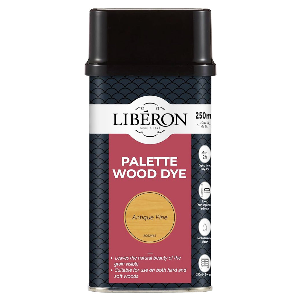 LIBERON PALETTE WOOD DYE ANTIQUE PINE 250ML