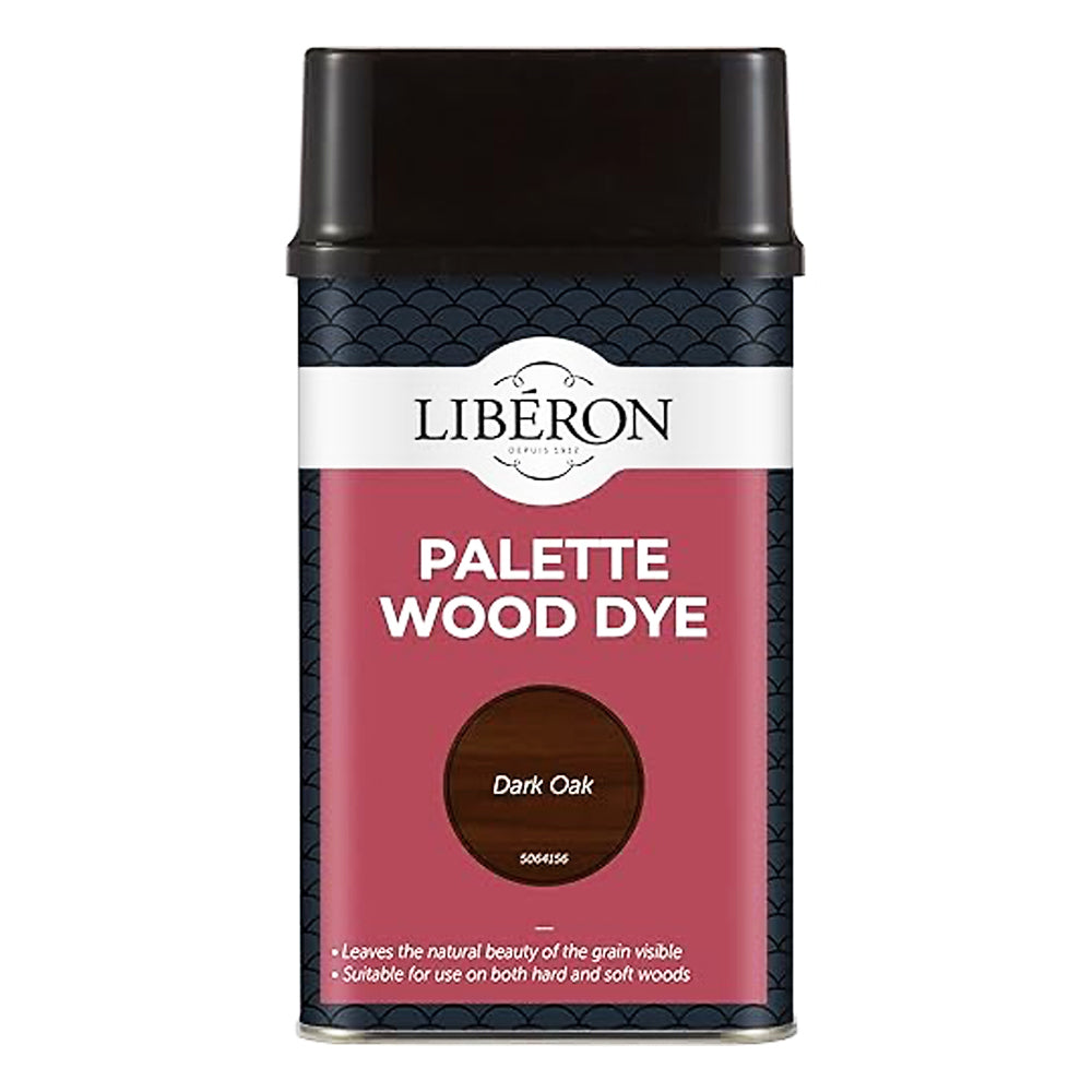 LIBERON PALETTE WOOD DYE DARK OAK 250ML