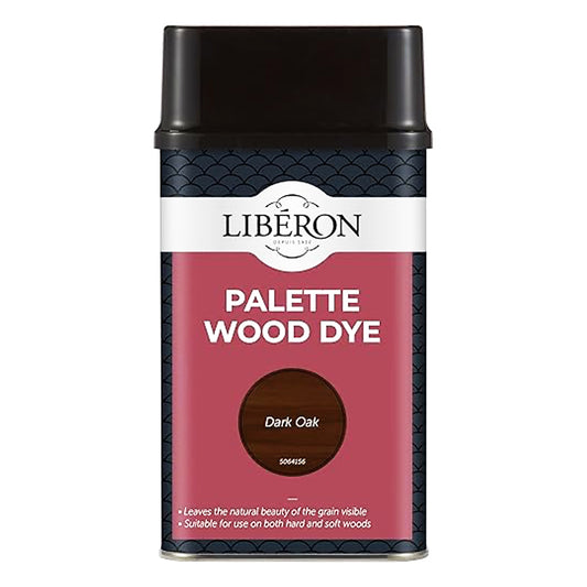 LIBERON PALETTE WOOD DYE DARK OAK 500ML