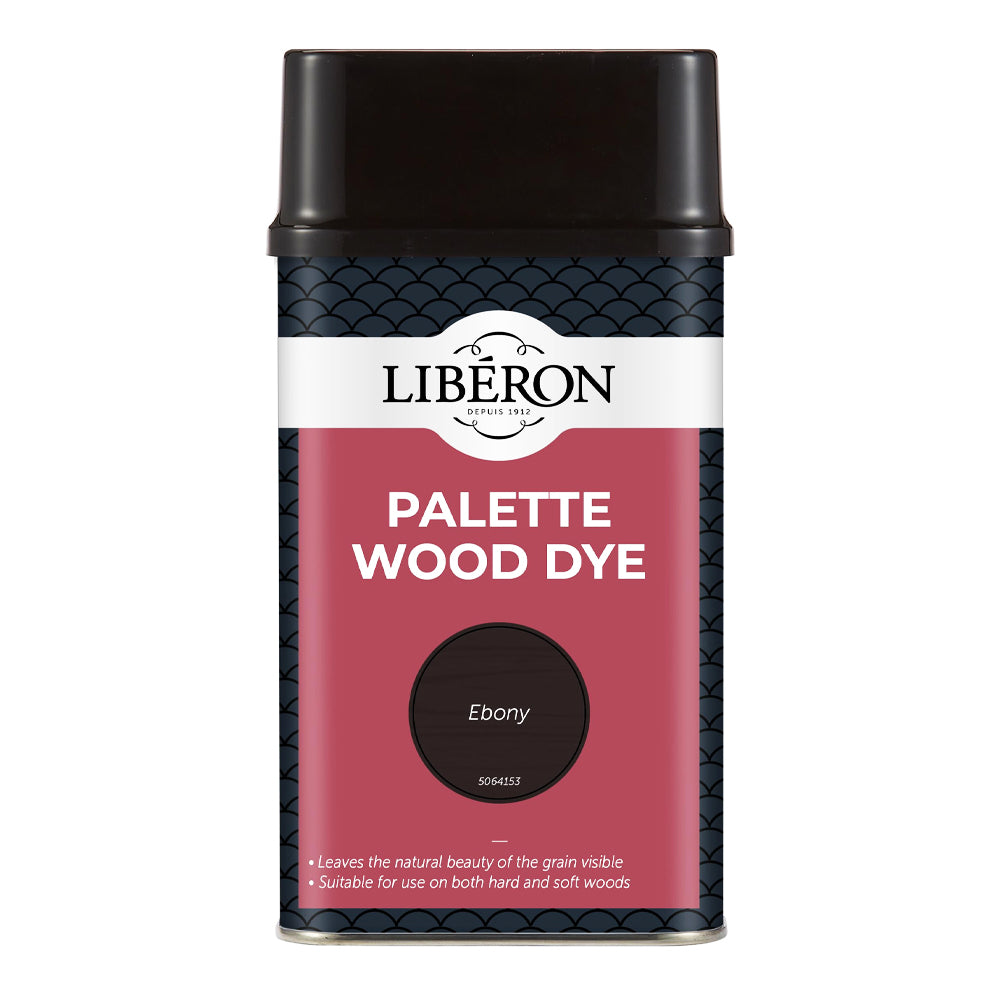 LIBERON PALETTE WOOD DYE EBONY 500ML