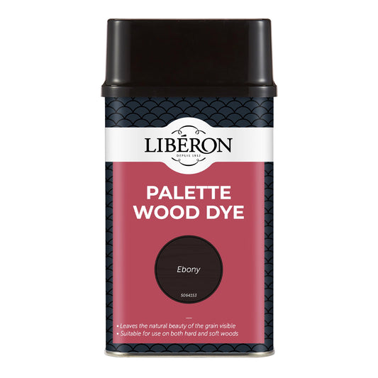 LIBERON PALETTE WOOD DYE EBONY 500ML
