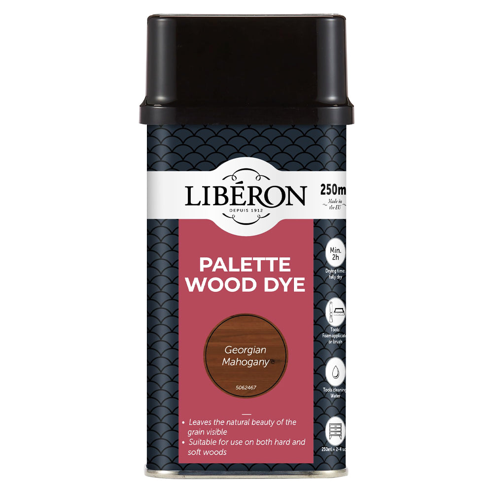 LIBERON PALETTE WOOD DYE GEORGIAN MAHOGANY 250ML