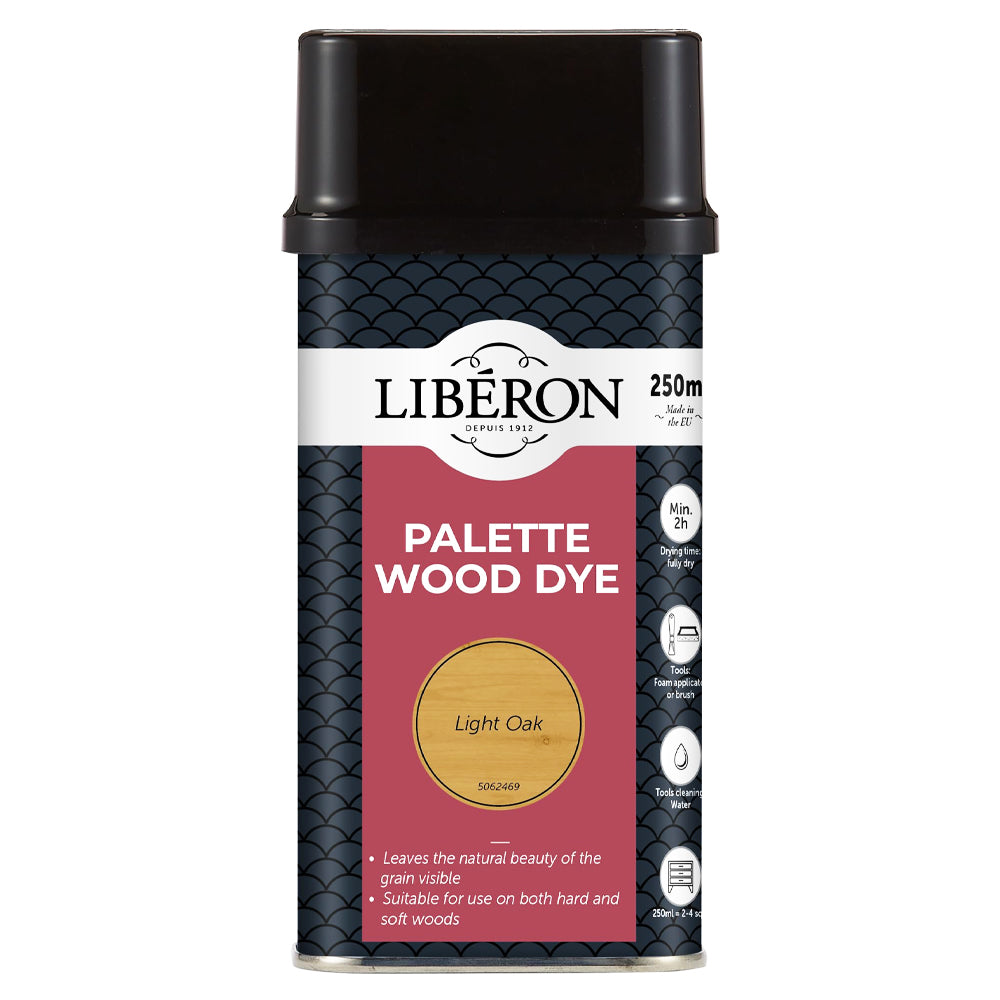 LIBERON PALETTE WOOD DYE LIGHT OAK 250ML