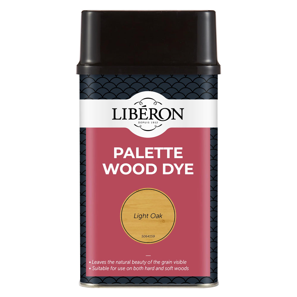 LIBERON PALETTE WOOD DYE LIGHT OAK 500ML