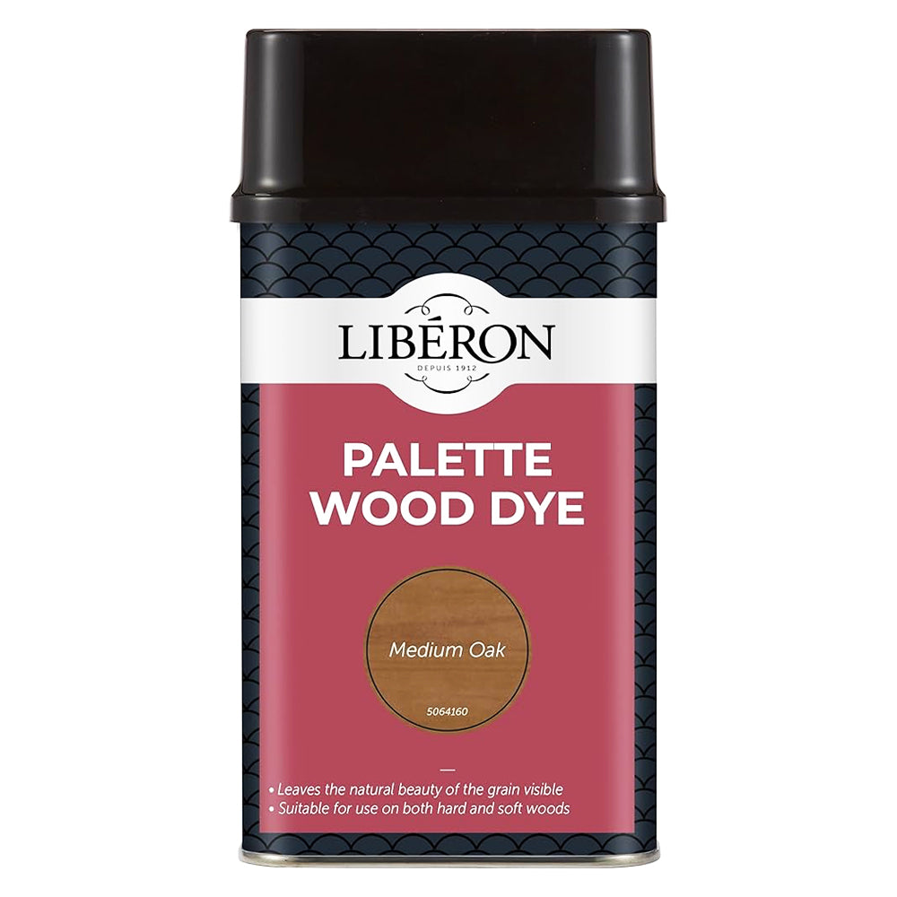 LIBERON PALETTE WOOD DYE MEDIUM OAK 500ML