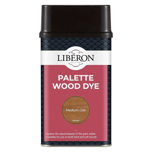 LIBERON PALETTE WOOD DYE MEDIUM OAK 500ML