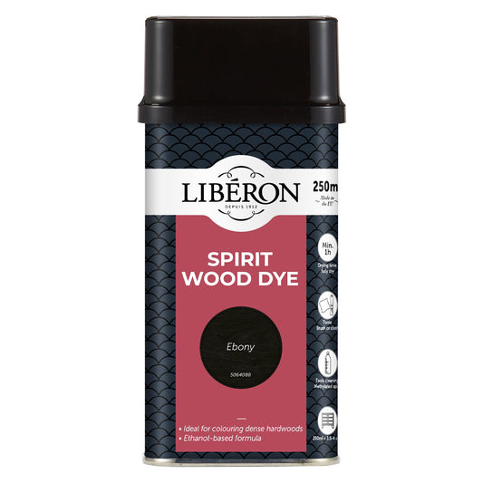 LIBERON SPIRIT WOOD DYE EBONY 250ML