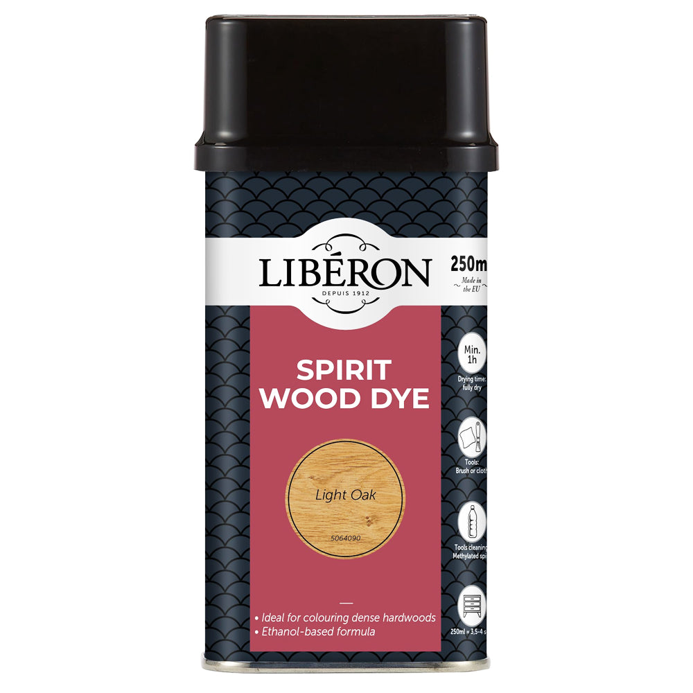 LIBERON SPIRIT WOOD DYE LIGHT OAK 250ML