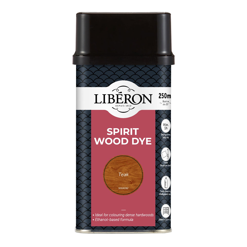 LIBERON SPIRIT WOOD DYE TEAK 250ML