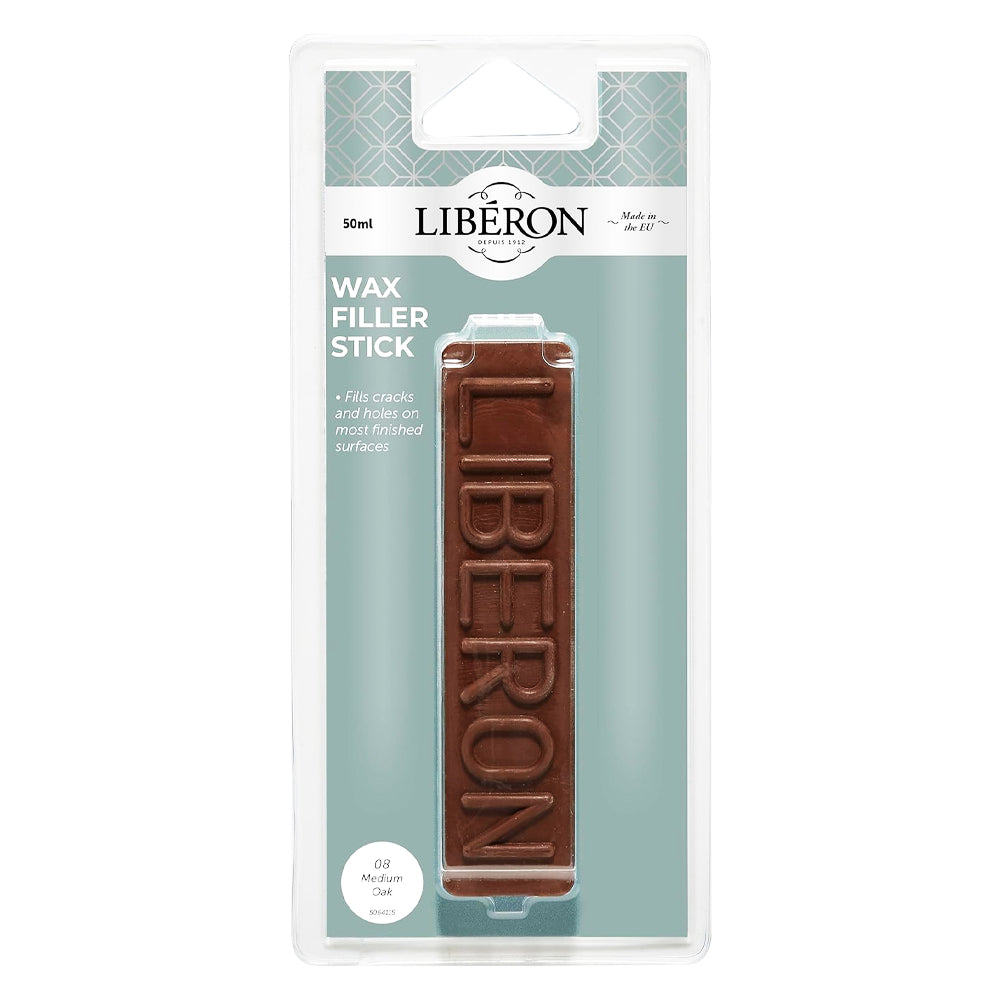 LIBERON WAX FILLER STICK MEDIUM OAK 50ML