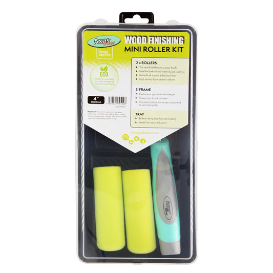 LIME SERIES MINI ROLLER KIT (2 X ROLLERS, TRAY & FRAME)