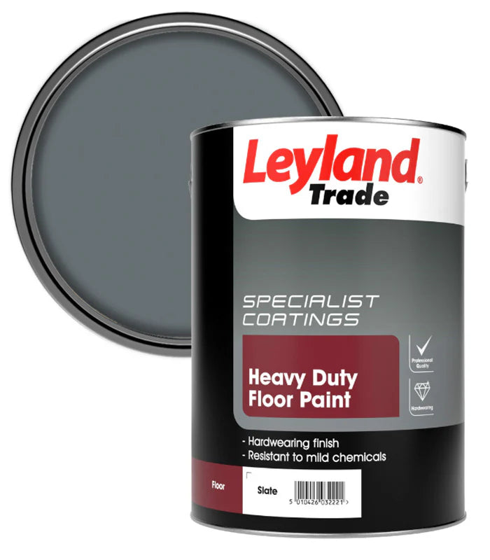 LEYLAND HEAVY DUTY FLOOR PAINT SLATE 5L