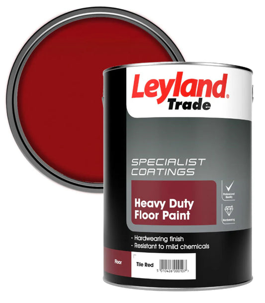 LEYLAND HEAVY DUTY FLOOR PAINT TILE RED 5L