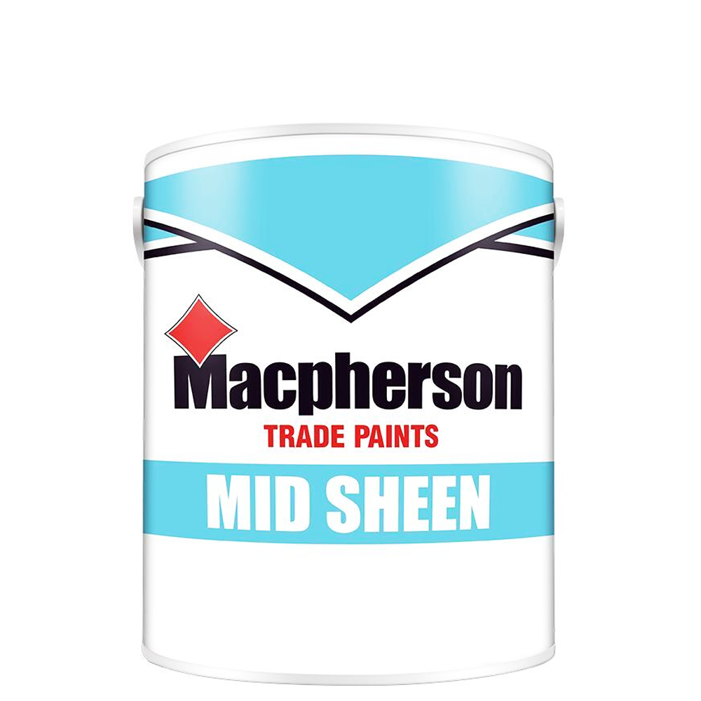 MACPHERSONS MID SHEEN EMULSION BRILL WHITE 2.5L