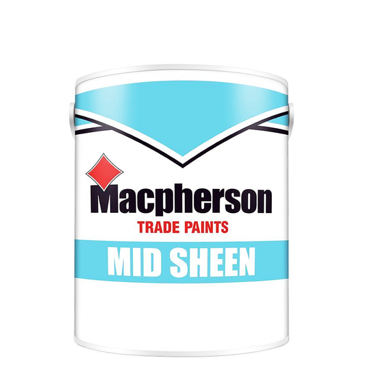 MACPHERSONS MID SHEEN EMULSION BRILL WHITE 2.5L