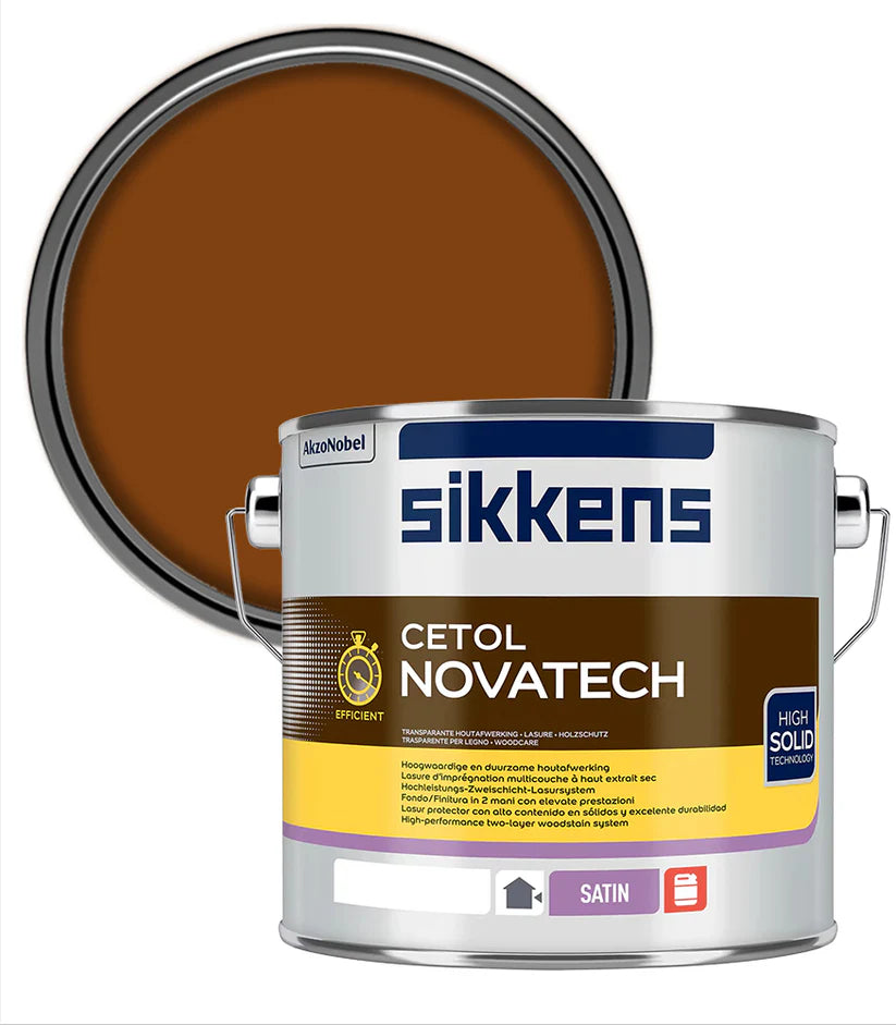 SIKKENS CETOL NOVATECH SEMI GLOSS 009 DARK OAK 2.5L