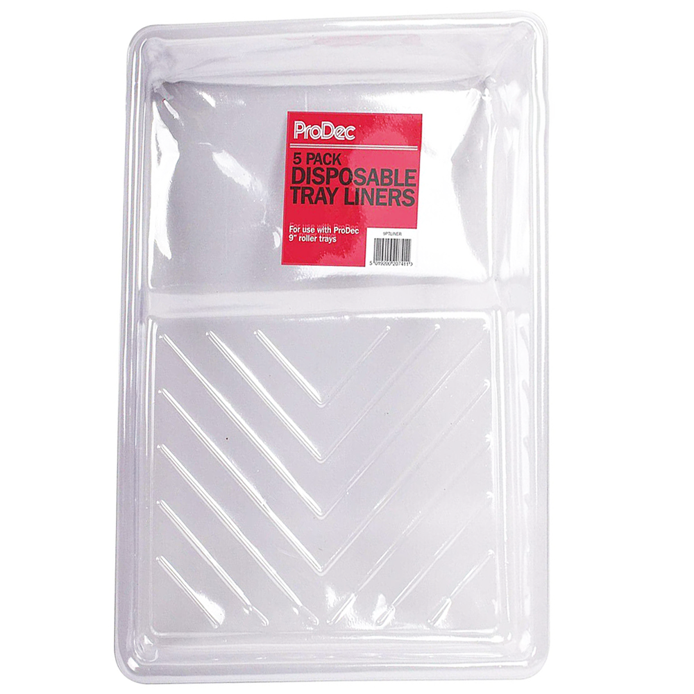 PACK OF 5 PLASTIC LINERS FOR 9" TRAYS