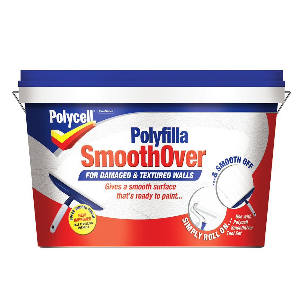 POLYCELL SMOOTHOVER DAMAGED TEX WALLS 2.5L