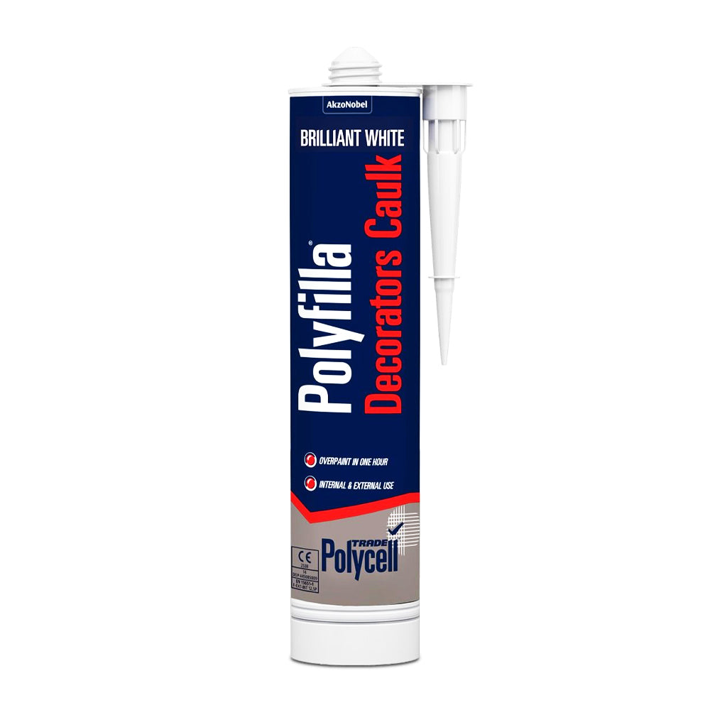POLYFILLA DEC CAULK WHITE 380ML
