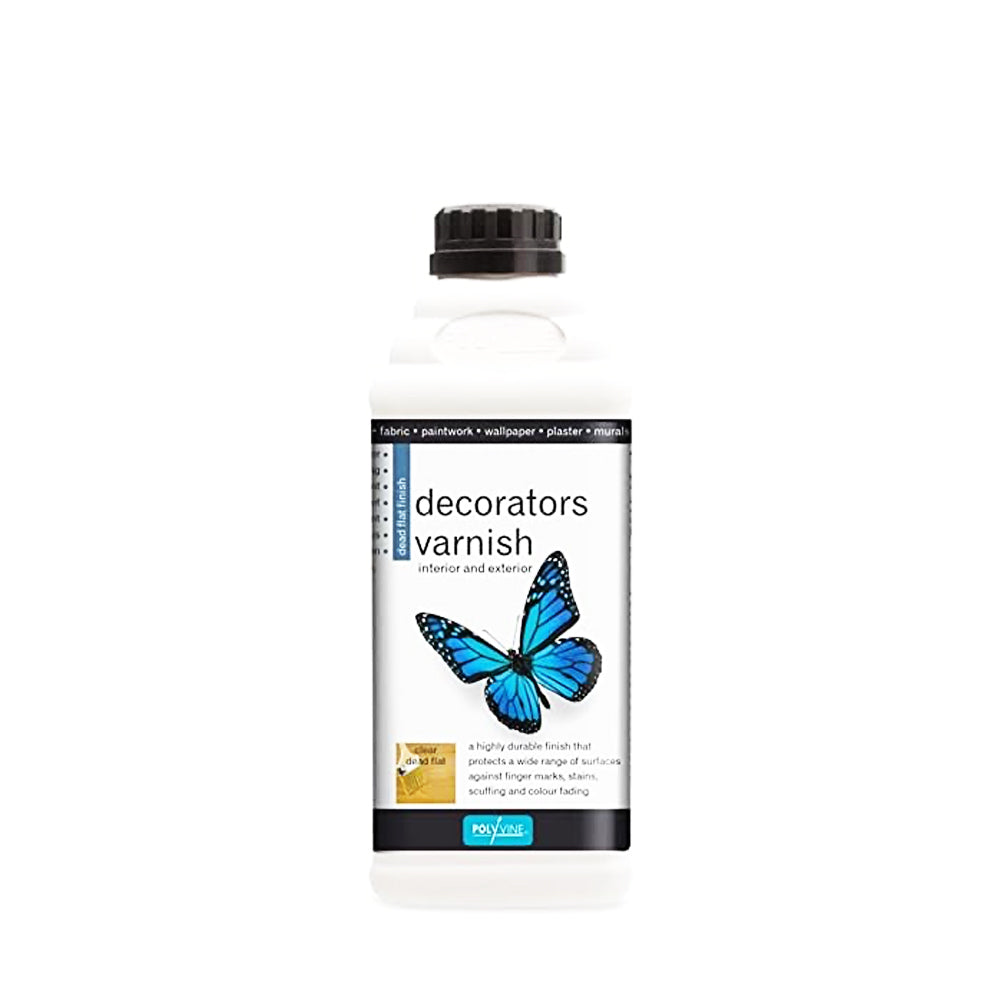 POLYVINE DECORATORS VARNISH DEAD FLAT CLEAR 500ML