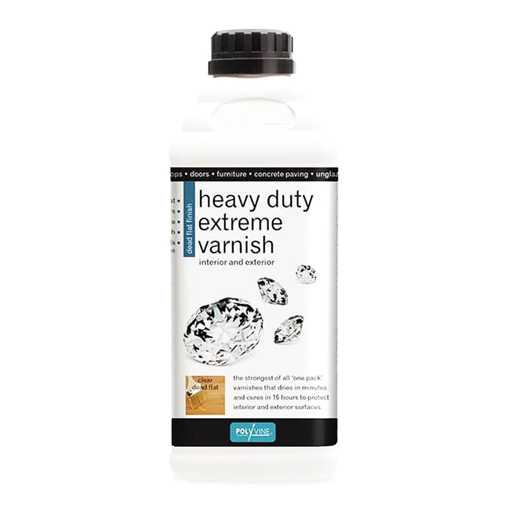 POLYVINE HEAVY DUTY EXTREME VARNISH DEAD FLAT 1L