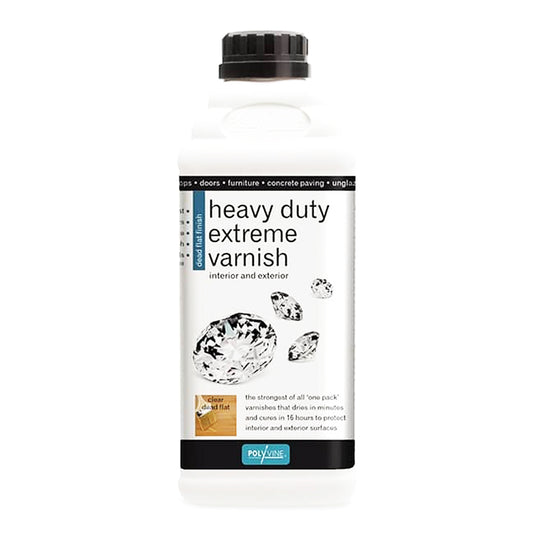 POLYVINE HEAVY DUTY EXTREME VARNISH DEAD FLAT 1L