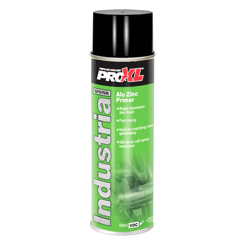 PROXL INDUSTRIAL BRIGHT ALU ZINC PRIMER AEROSOL 500ML