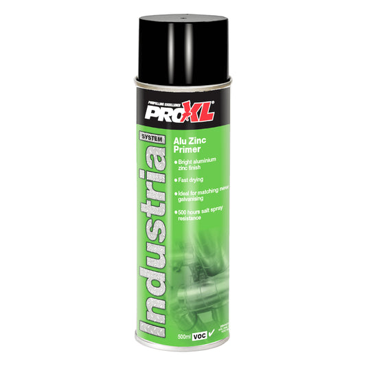 PROXL INDUSTRIAL BRIGHT ALU ZINC PRIMER AEROSOL 500ML
