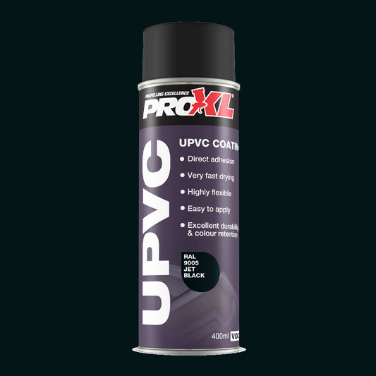 PROXL UPVC AEROSOL RAL 9005 JET BLACK