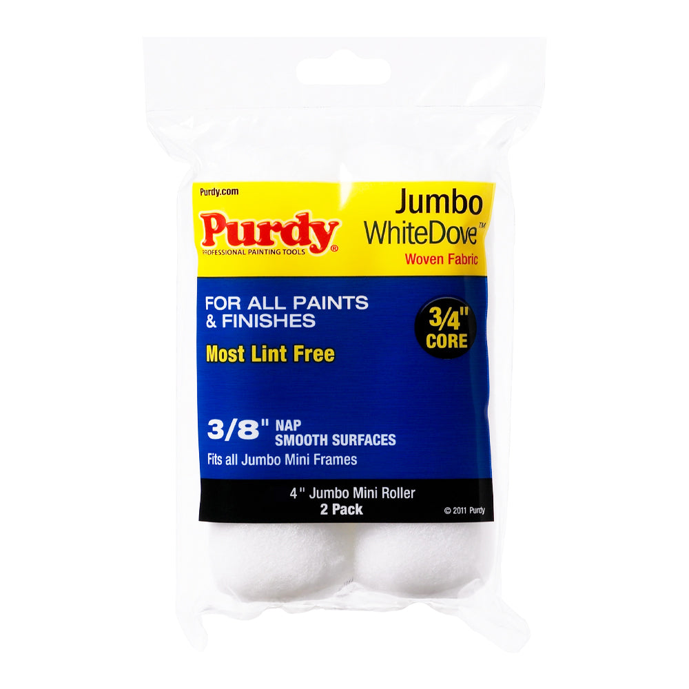 PURDY WHITE DOVE 4" SLEEVES (PK 2)