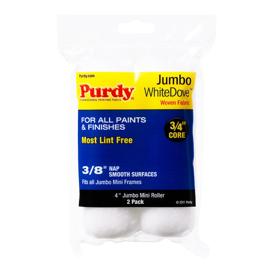 PURDY WHITE DOVE 4" SLEEVES (PK 2)