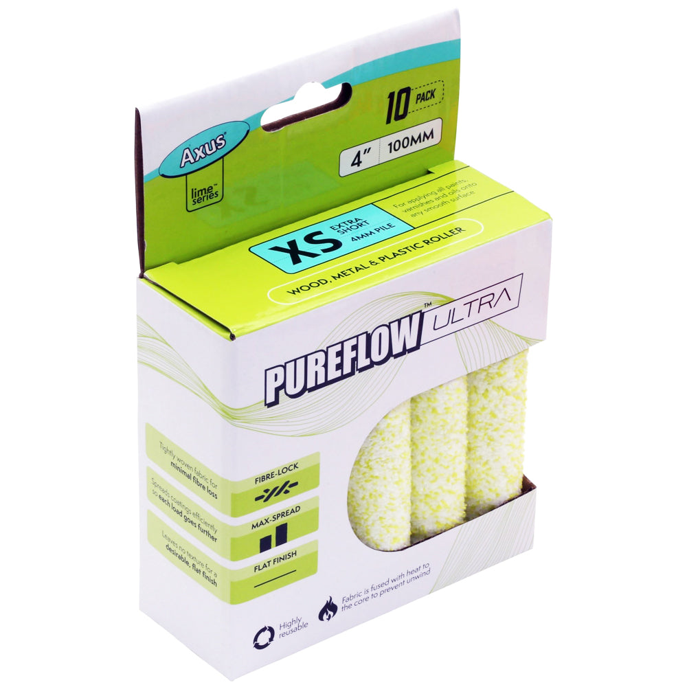 PUREFLOW ULTRA ROLLER (LIME SERIES) 4"/100MM XS 4MM PILE