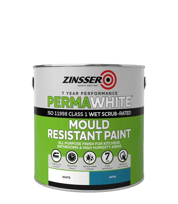 ZINSSER PERMAWHITE® SATIN WHITE 2.5L