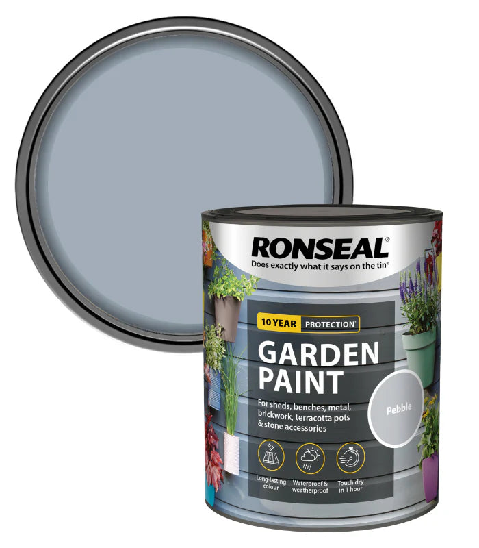 RONSEAL GARDEN PAINT - PEBBLE 750ML