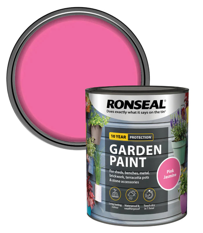 RONSEAL GARDEN PAINT - PINK JASMINE 750ML