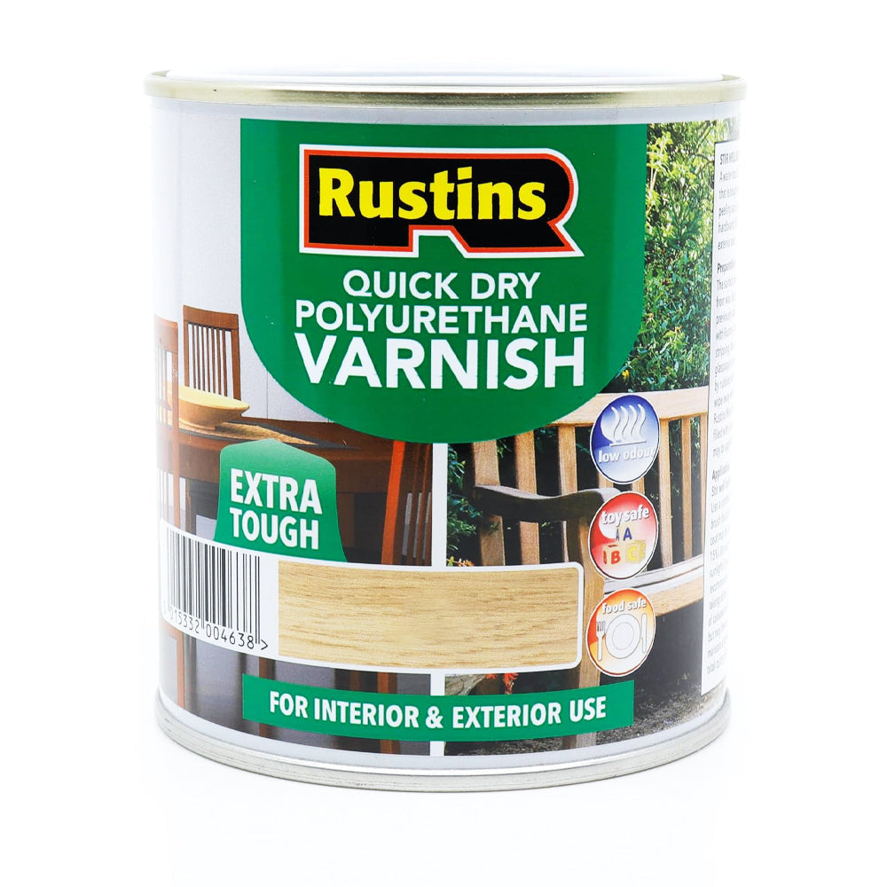 Q/D POLY VARNISH SATIN CLEAR 250ML