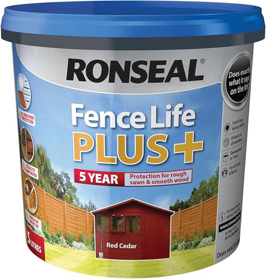 RONSEAL FENCE LIFE PLUS RED CEDAR 5L