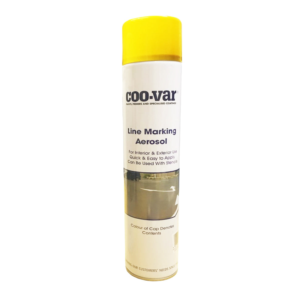 ROAD LINE MARKING AEROSOL YELLOW 750ML - COO-VAR