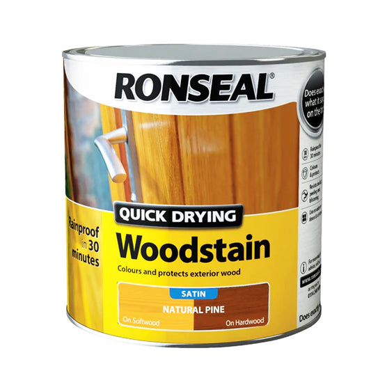 RON QD WOODSTAIN SAT NATURAL PINE 2.5L