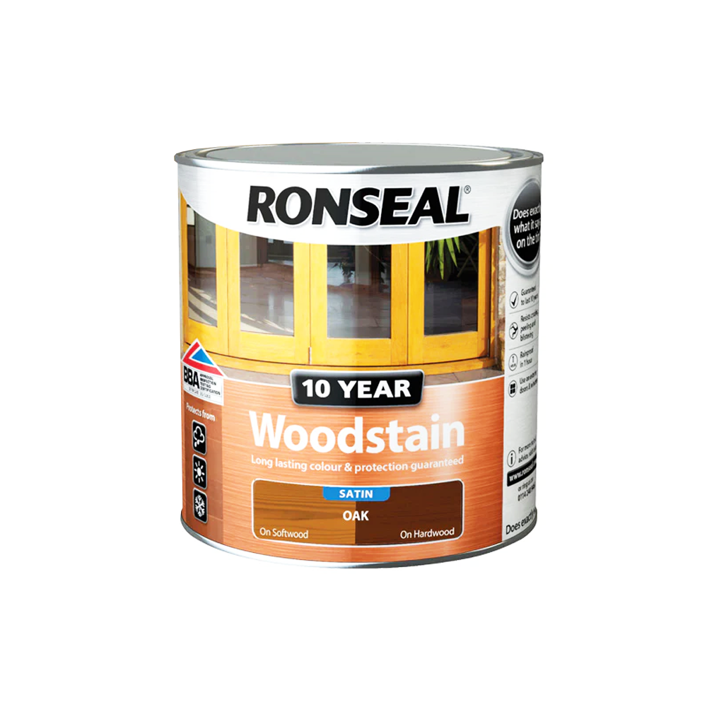 RONSEAL 10 YEAR WOODSTAIN OAK 2.5LT