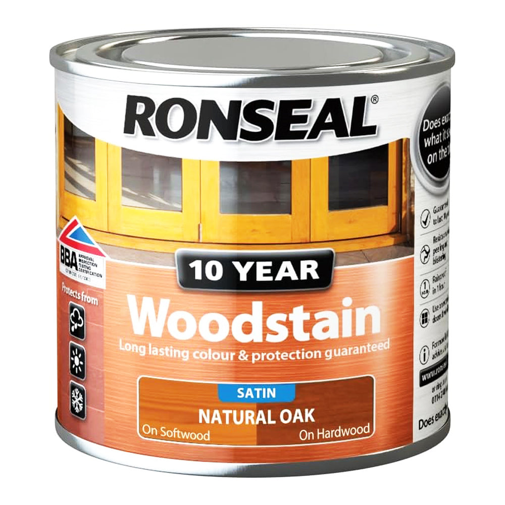 RONSEAL 10 YEAR WOODSTAIN OAK 250ML