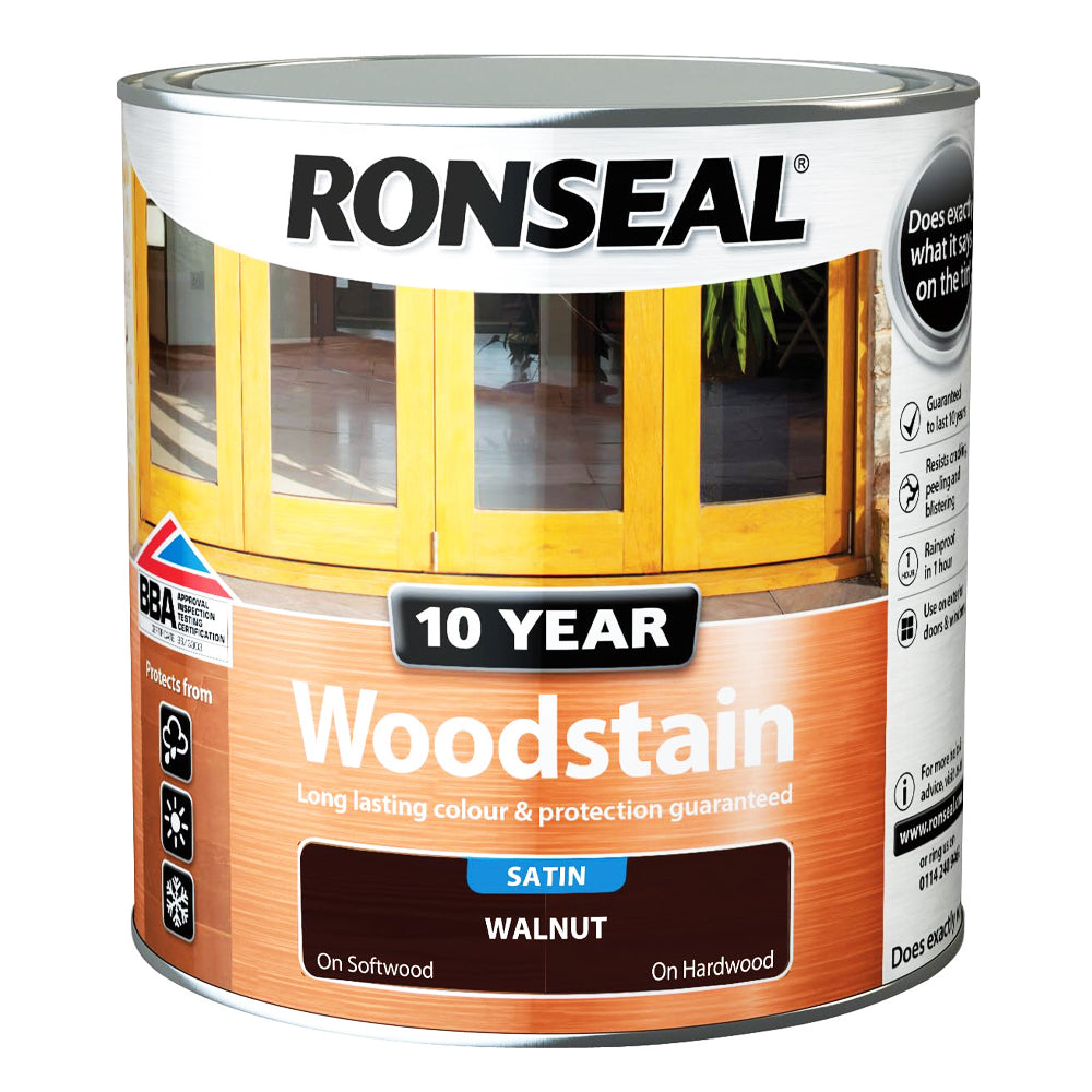 RONSEAL 10 YEAR WOODSTAIN WALNUT 2.5L